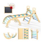 BlueWood Pikler三角攀爬架 7合1 可折叠款