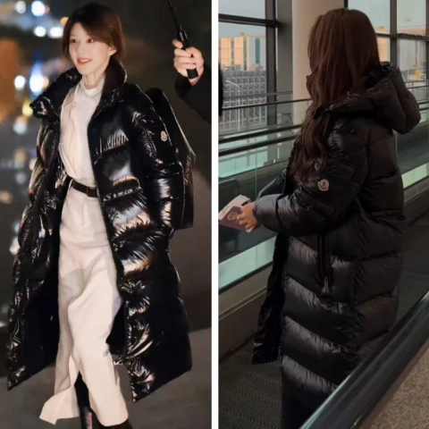 Moncler 连帽夹克 徽标贴饰