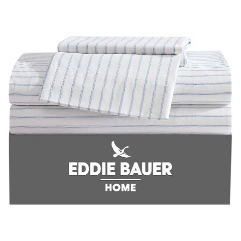 条纹纯棉床单套装 单人