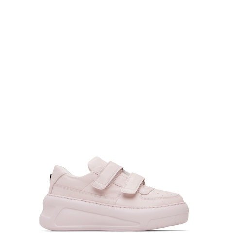 Pink 魔术贴厚底运动鞋