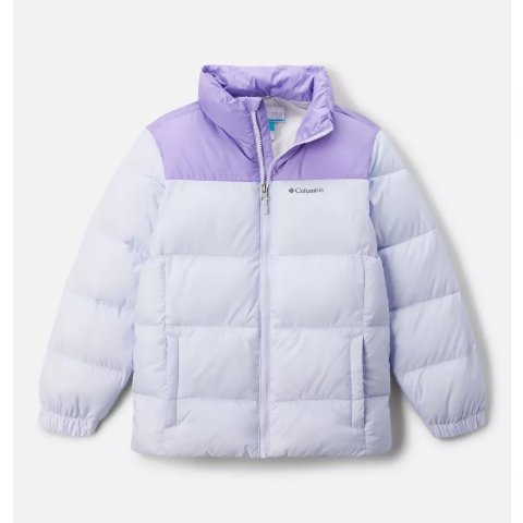 Columbia一眼热卖款！奶油紫太美了大童泡芙棉服