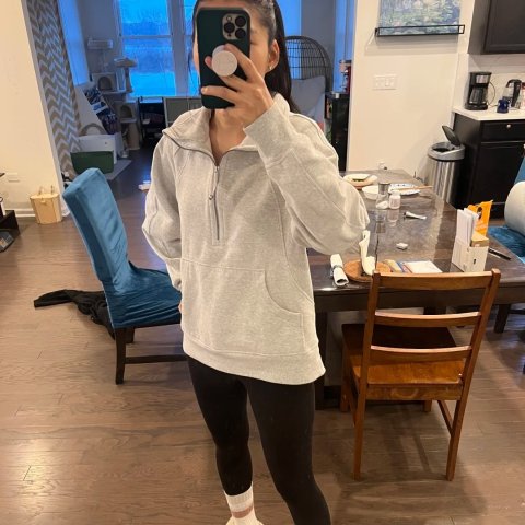 Scuba 半拉链高领长袖