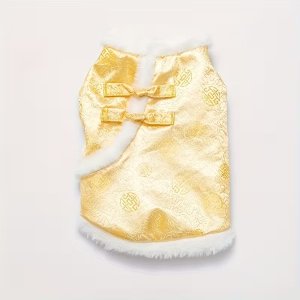 Thickened Fleece 新年宠物唐装 适用2-24磅