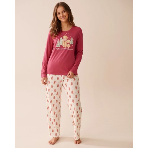 Dog Print 棉质睡衣套装