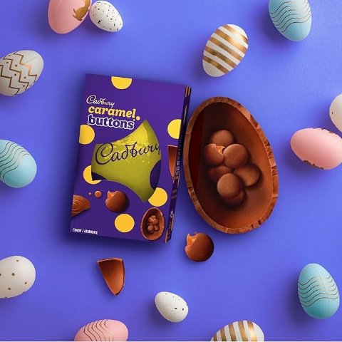 CADBURY 焦糖纽扣空心复活节彩蛋