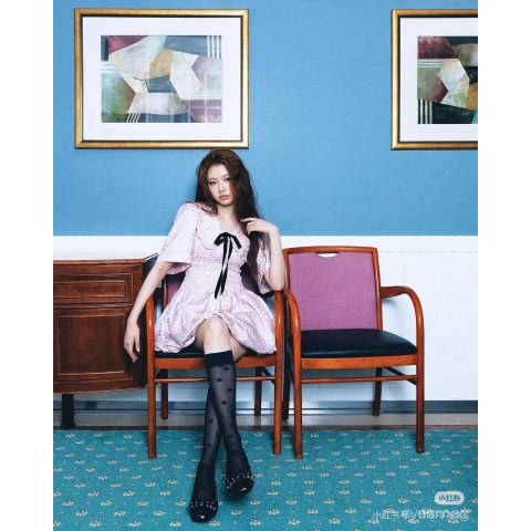 Pink Check 迷你连衣裙