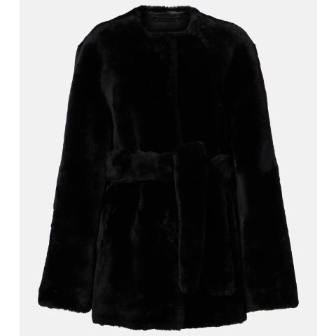 TotemeShearling 皮革夹克