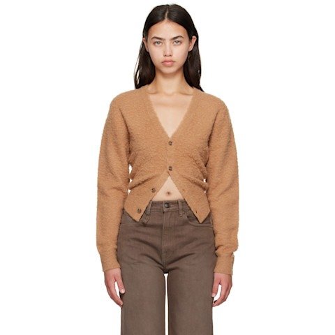 Split Hem 卡其色开衫