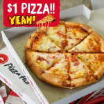 Pizza Hut 必胜客 $1披萨返场 承包全家夜宵
