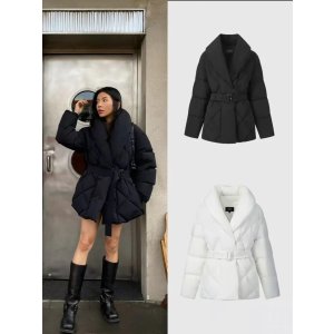 Olive 羽绒外套 绑带款