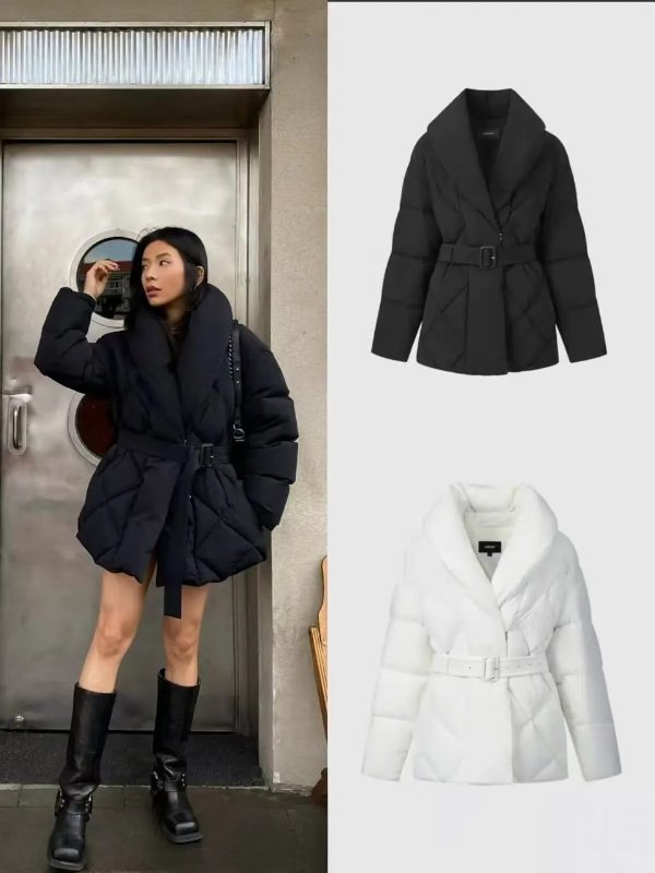 Olive 羽绒外套 绑带款