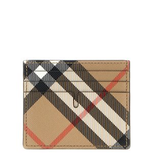 Burberry加币约209Tall Check 卡包 卡夹 米色