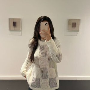 Off-White 格纹毛衣