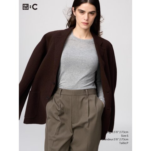 HEATTECH 羊绒圆领T恤