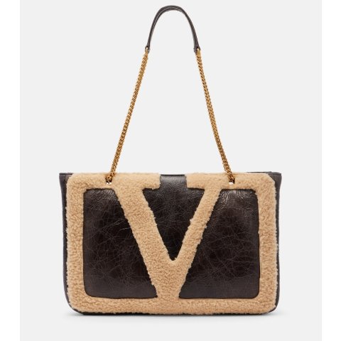 Valentino GaravaniViva Superstar 中号皮革托特包