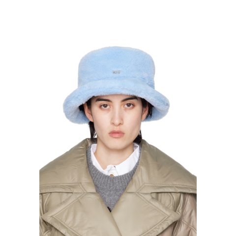 Blue Fluffy 渔夫帽