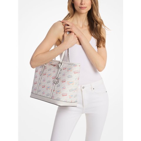 Jet Set Logo托特包 大号