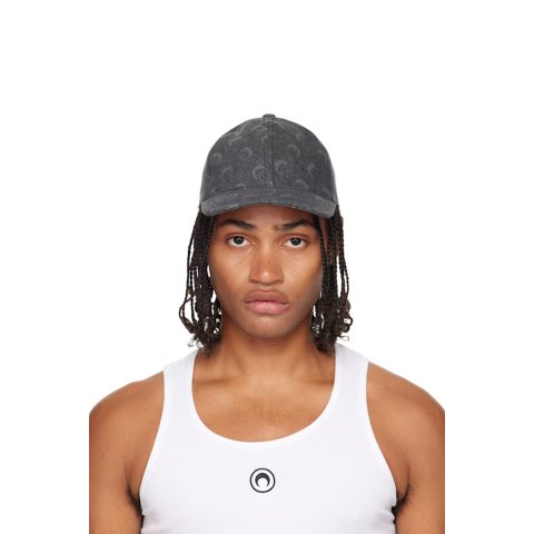 Gray Moon 激光牛仔棒球帽