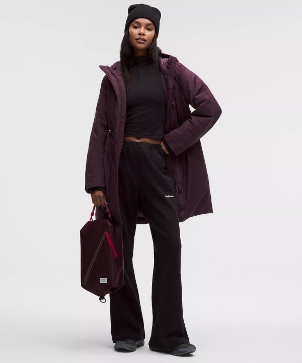 Insulated 防水收腰派克外套