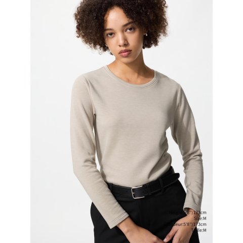 HEATTECH 女款超暖圆领T恤