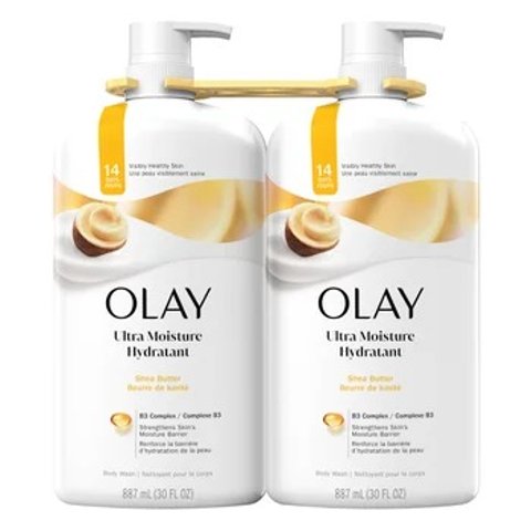 Ultra Moisture B族维生素沐浴露 2瓶装