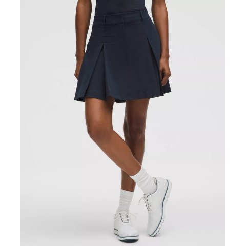 Box-Pleat 高腰高尔夫裙