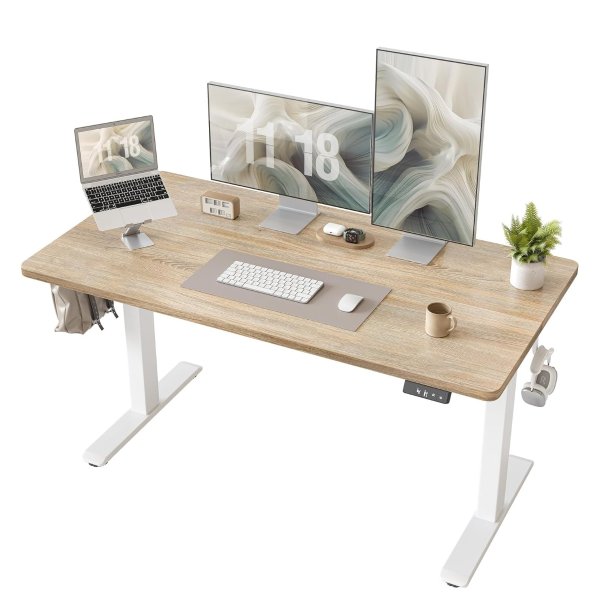 BEXEVUE 电动升降办公桌 可坐可站电脑桌 人体工学设计