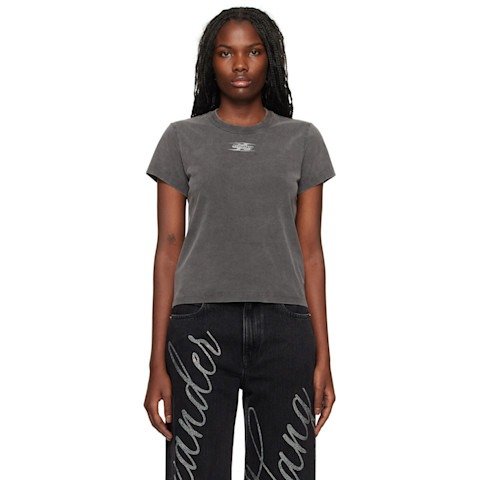 alexanderwang.tGray Blade 标志压花T恤 灰色