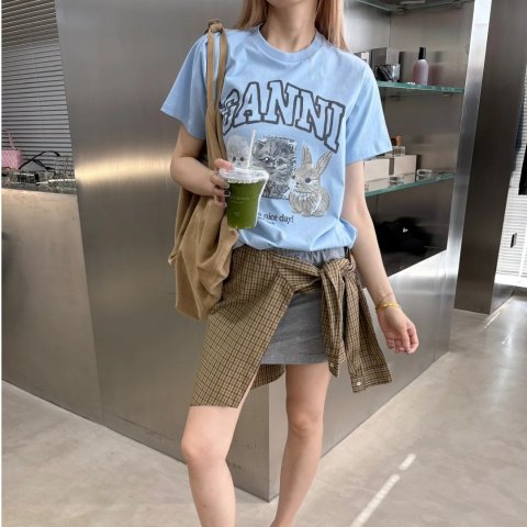 GanniAnimal 印花T恤