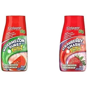 儿童液体牙膏  草莓+西瓜味 2瓶X100ml