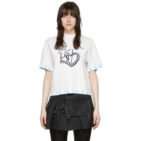 We11doneWhite 纯色粘胶T恤