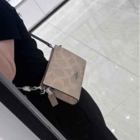 Coach 斜挎包 标志帆布