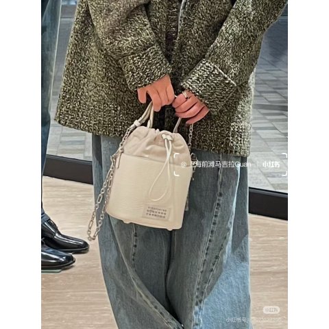 Maison Margiela5AC 皮革水桶包