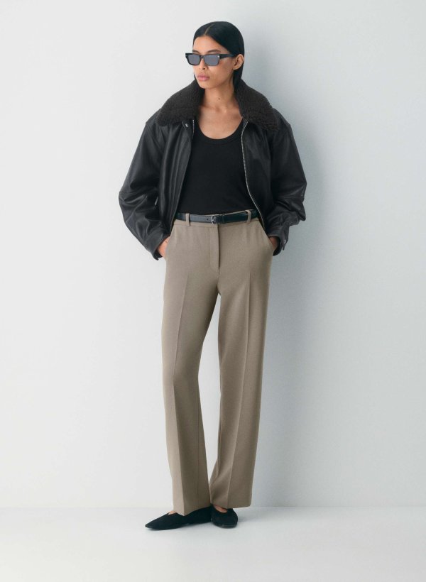 New Agency Sway Crepe西装裤