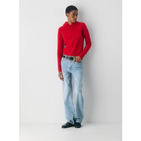 Essential Shrunken 羊绒连帽衫