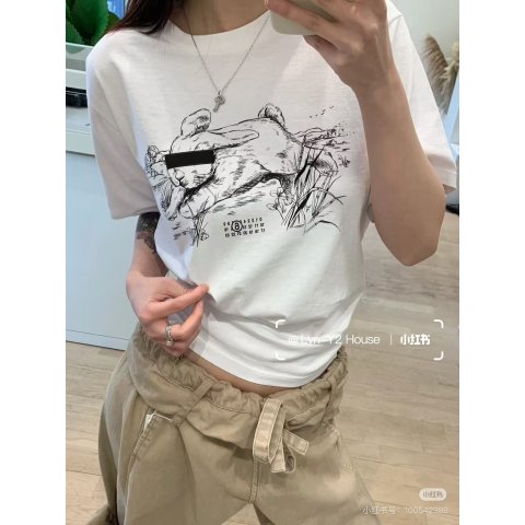 White Rabbit 印花T恤 白色
