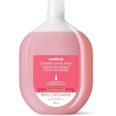 Method 泡沫洗手液补充装 粉红葡萄柚 828毫升