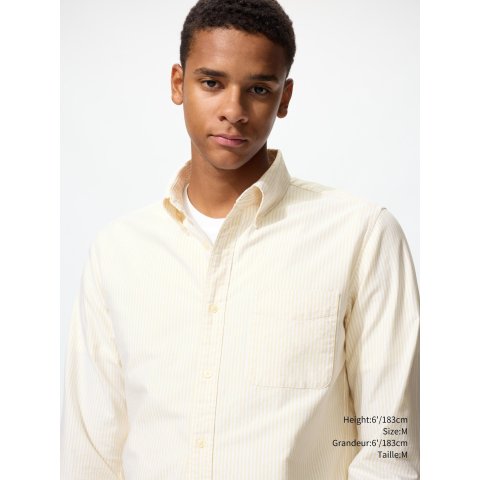 Oxford 修身衬衫 白色