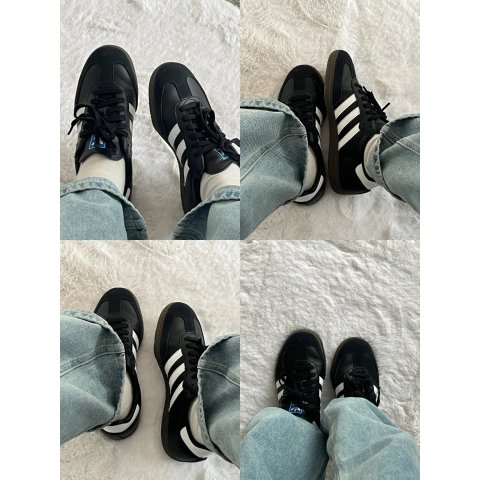 Adidas Samba OG 儿童黑色运动鞋
