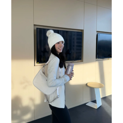 Alpaca 棒球针织帽 羊毛混纺