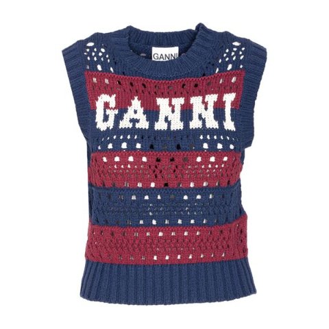 GanniStriped 针织马甲