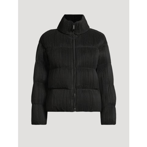 Pleated Puffer 夹克 黑色