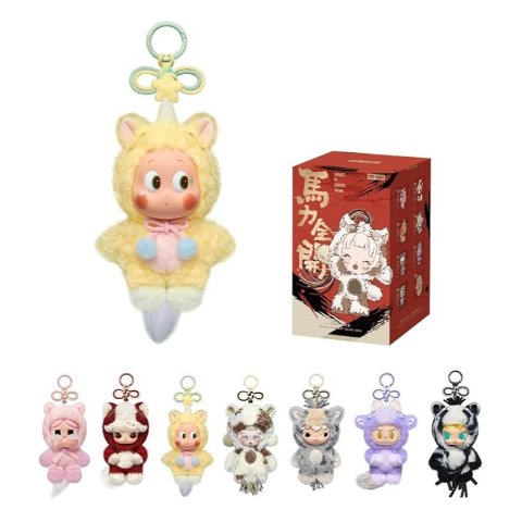 POP MART马年新春特别款马力全开新年盲盒 单盒