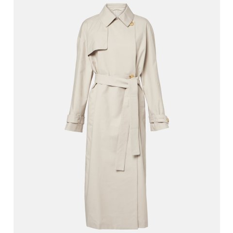 Max MaraStrench 棉混纺风衣