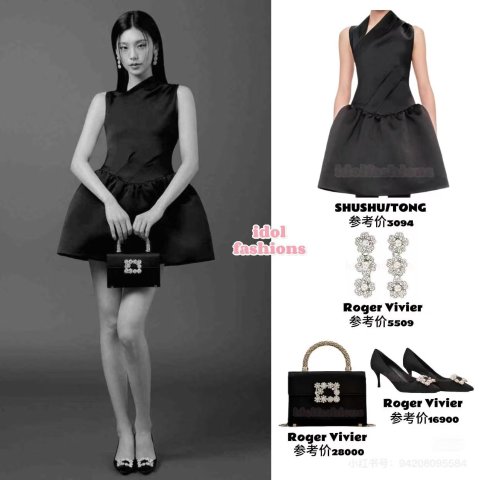 Black 后背露迷你连衣裙