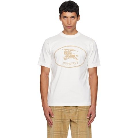 White Knight 印花棉T恤