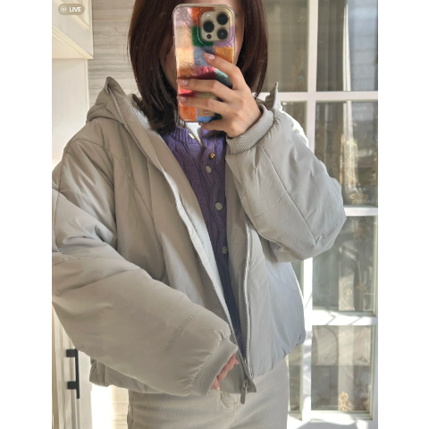 Bubble-Hem 600蓬松羽绒服