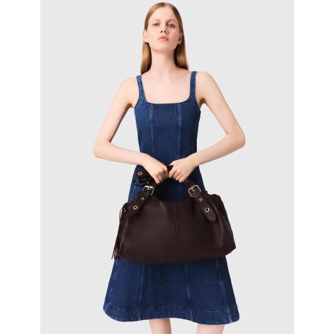 Midi 牛仔连衣裙