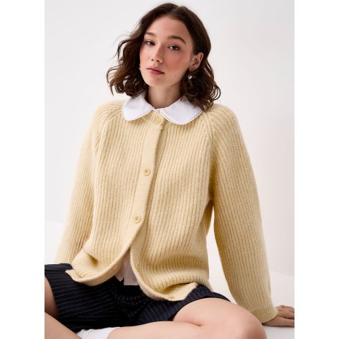 Thick Knit 宽松针织开衫