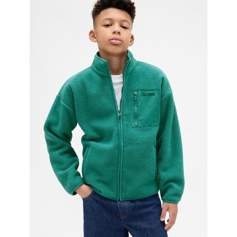 大童摇粒绒夹克